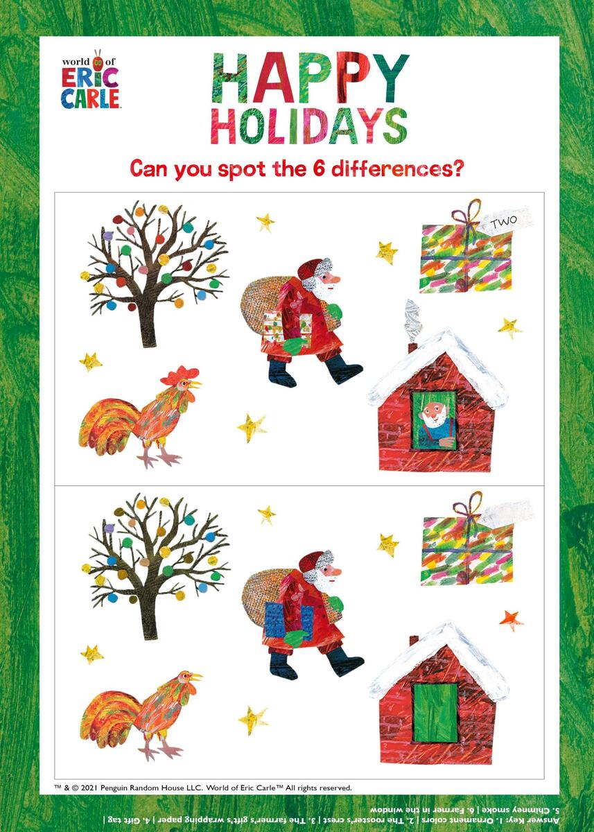 Eric Carle Printables Activities Brightly