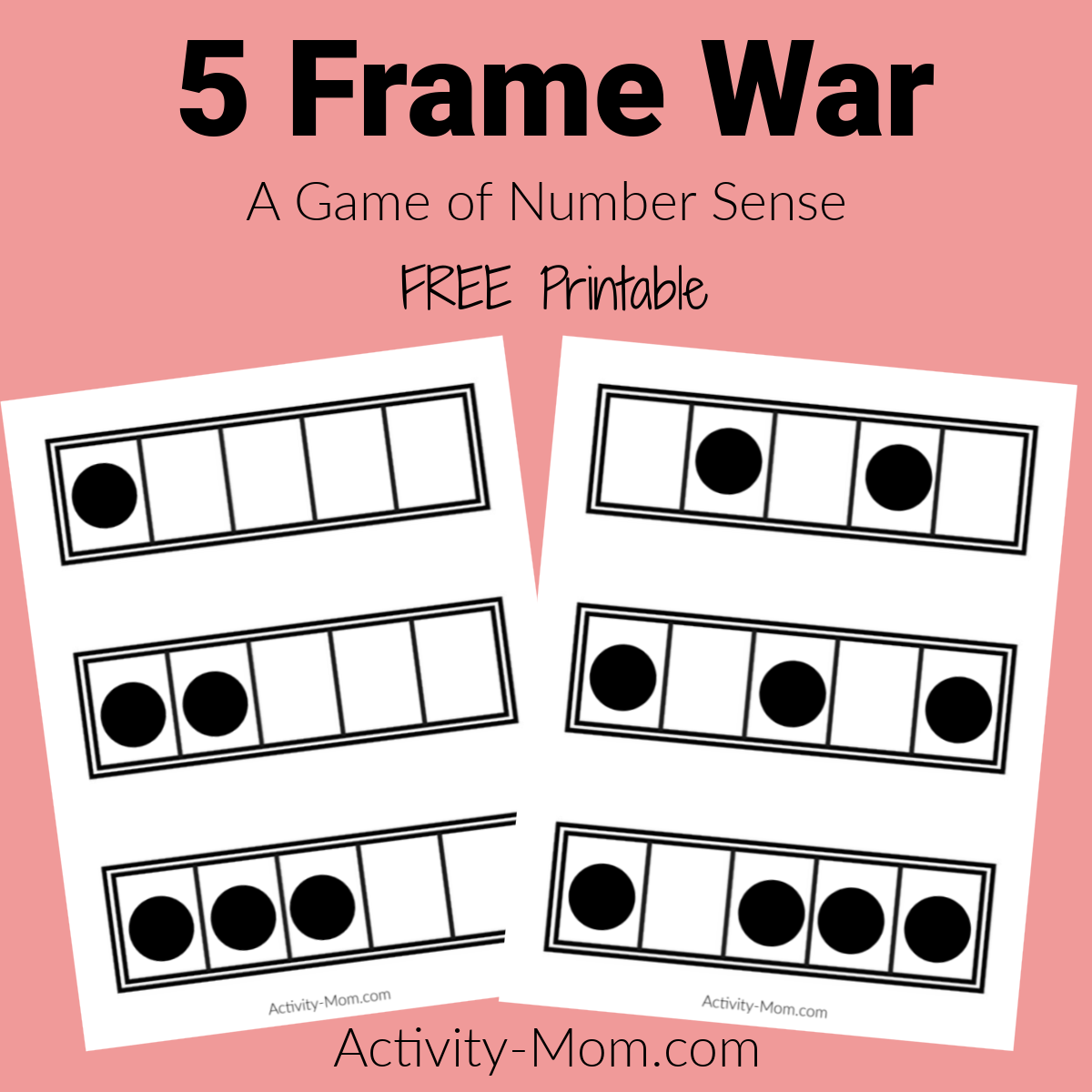 Farm Animal Theme 5 Frames And 10 Frames Five Frame And Ten Frame Counting Classful