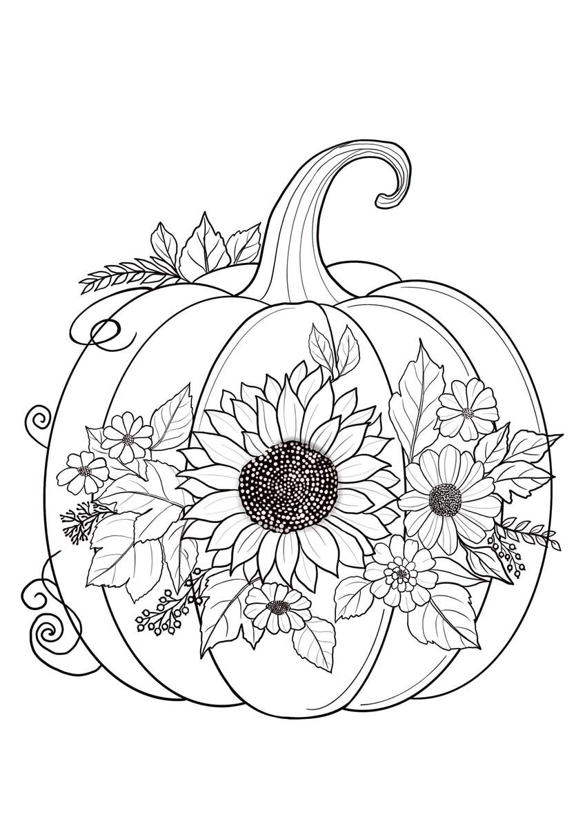 Fall Coloring Pages For Adults Free PDF Printables