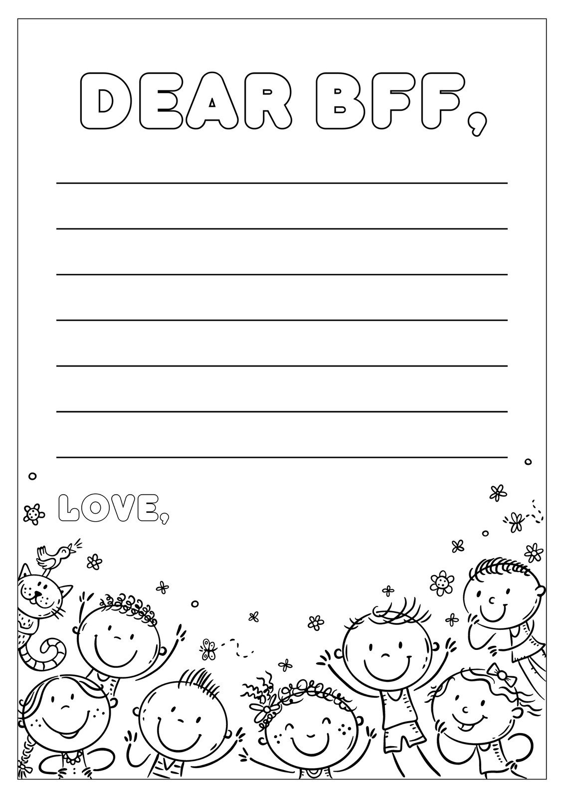 Kindergarten Friendship Skills Bundle Friendship Worksheets Coloring Pages Lesson Plans For Pre K Etsy