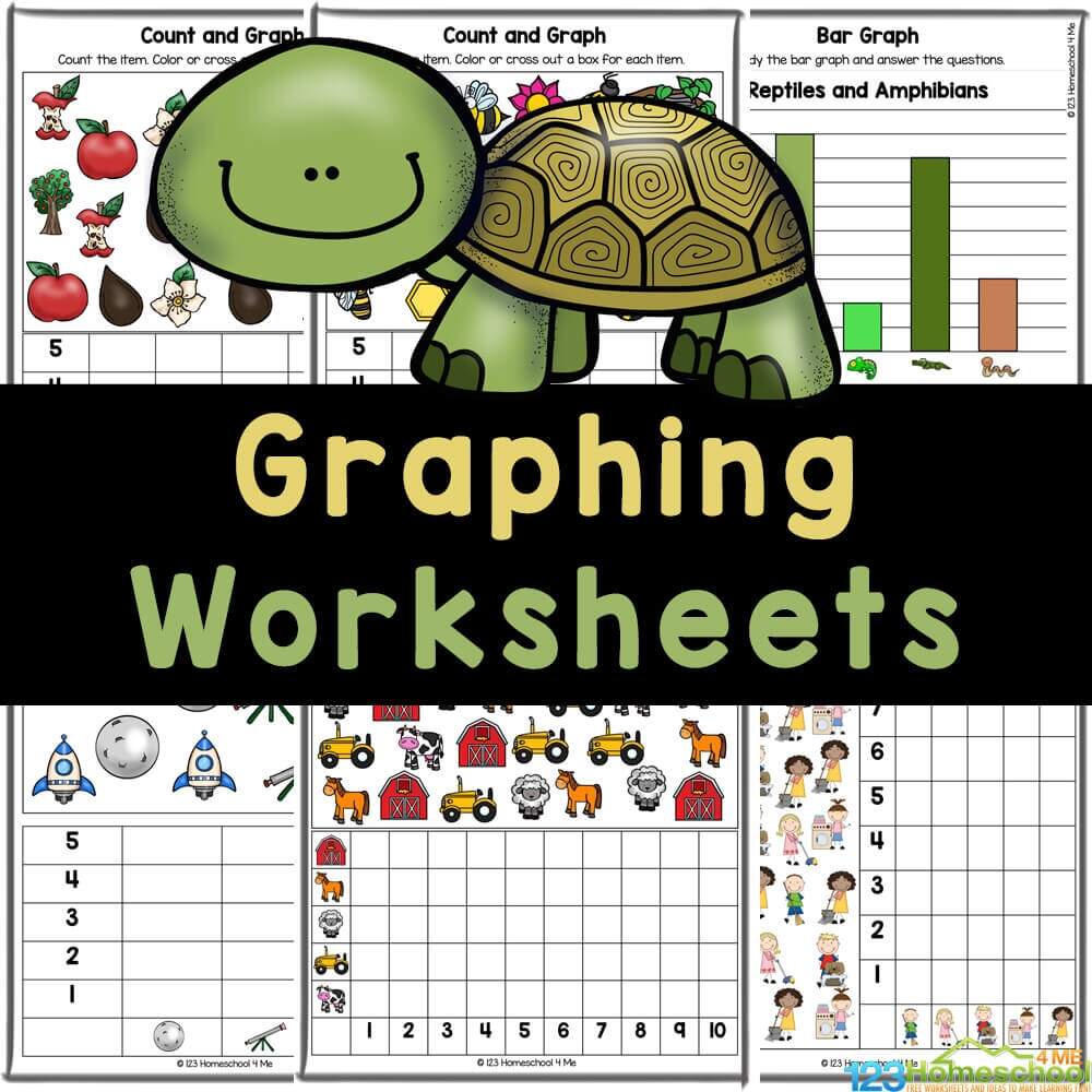 FREE Graphing Pictograph Bar Graph Worksheets For Kindergarten 1st Grade
