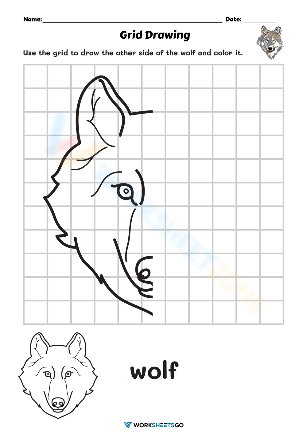 Free Printable Grid Drawing Worksheets For All Ages Worksheets Library