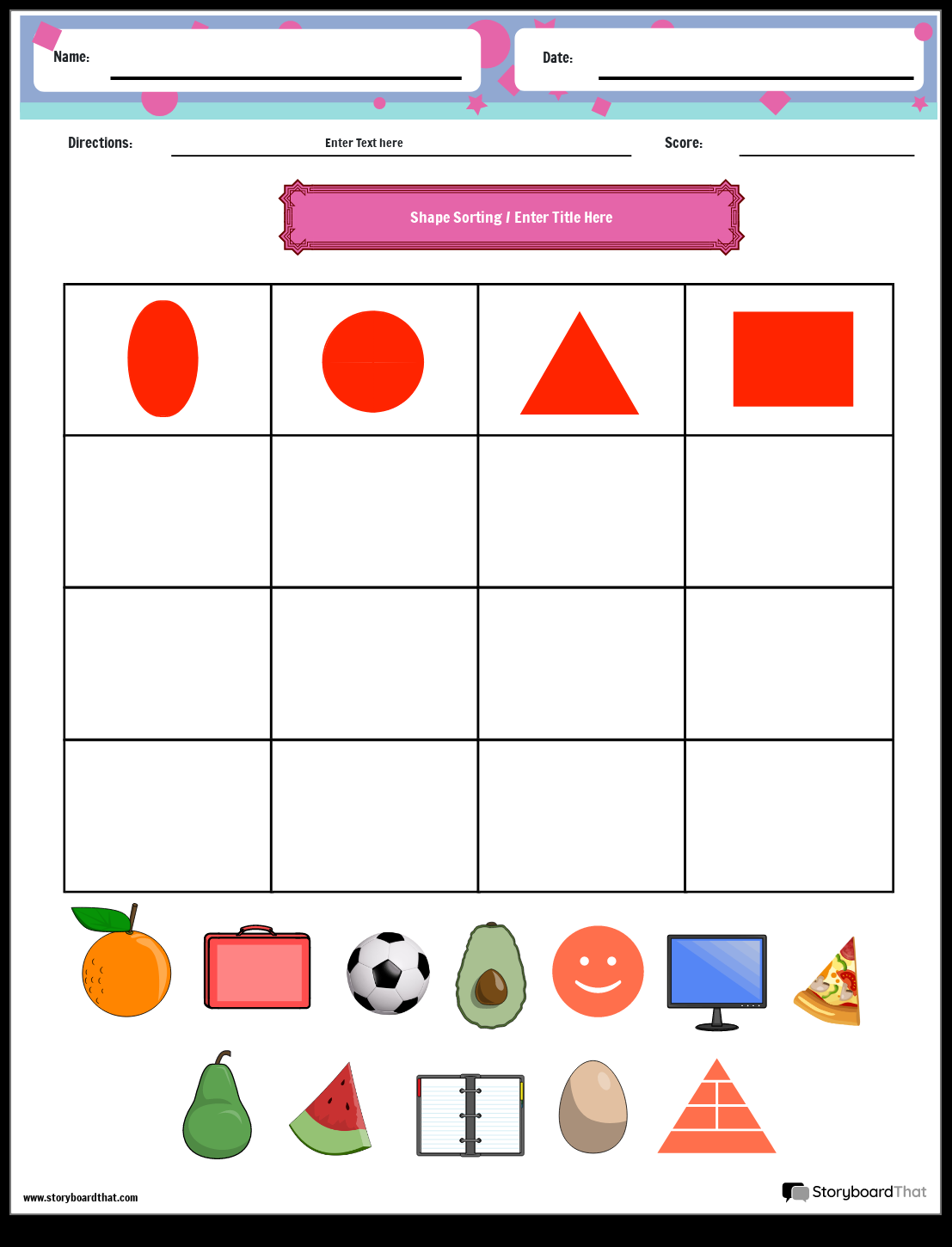 2D And 3D Shapes Sort And Identify Activities Worksheets Pre K Kindergarten Made By Teachers