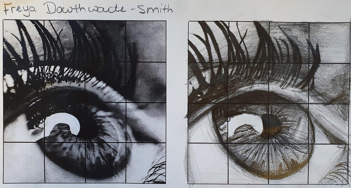 Grid Drawing Worksheets For Art Lessons The Art Teacher