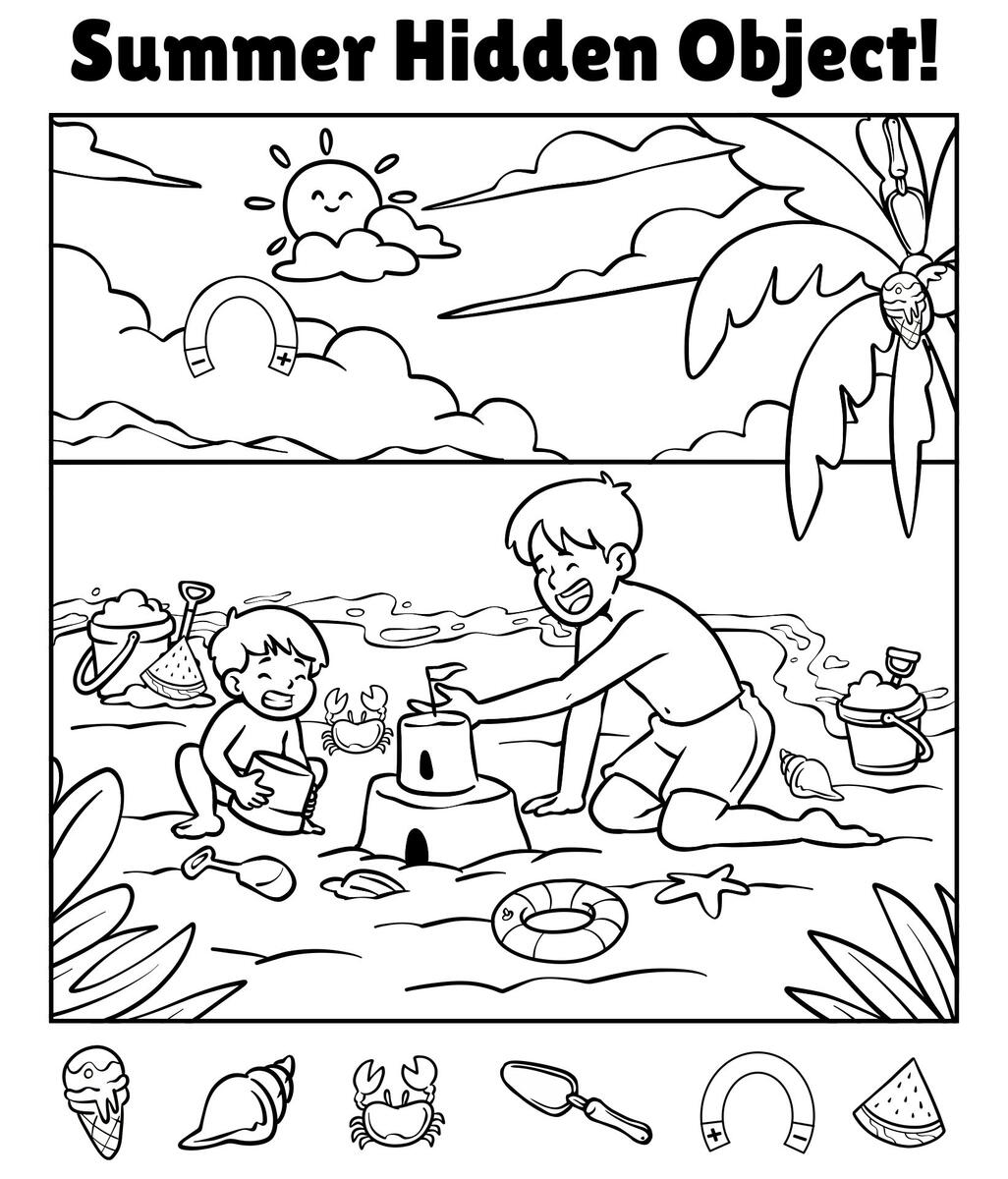 Hidden Object Worksheets 12 Free PDF Printables Printablee