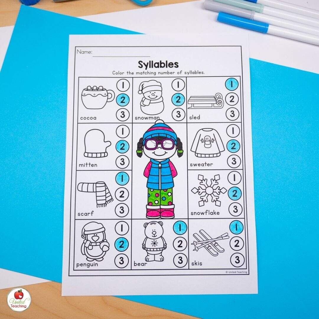 January Worksheets For Kindergarten Boosting Learning In The Winter United Teaching