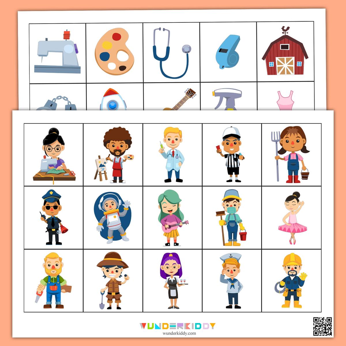 Occupations Vehicles Matching Activity TeachersMag