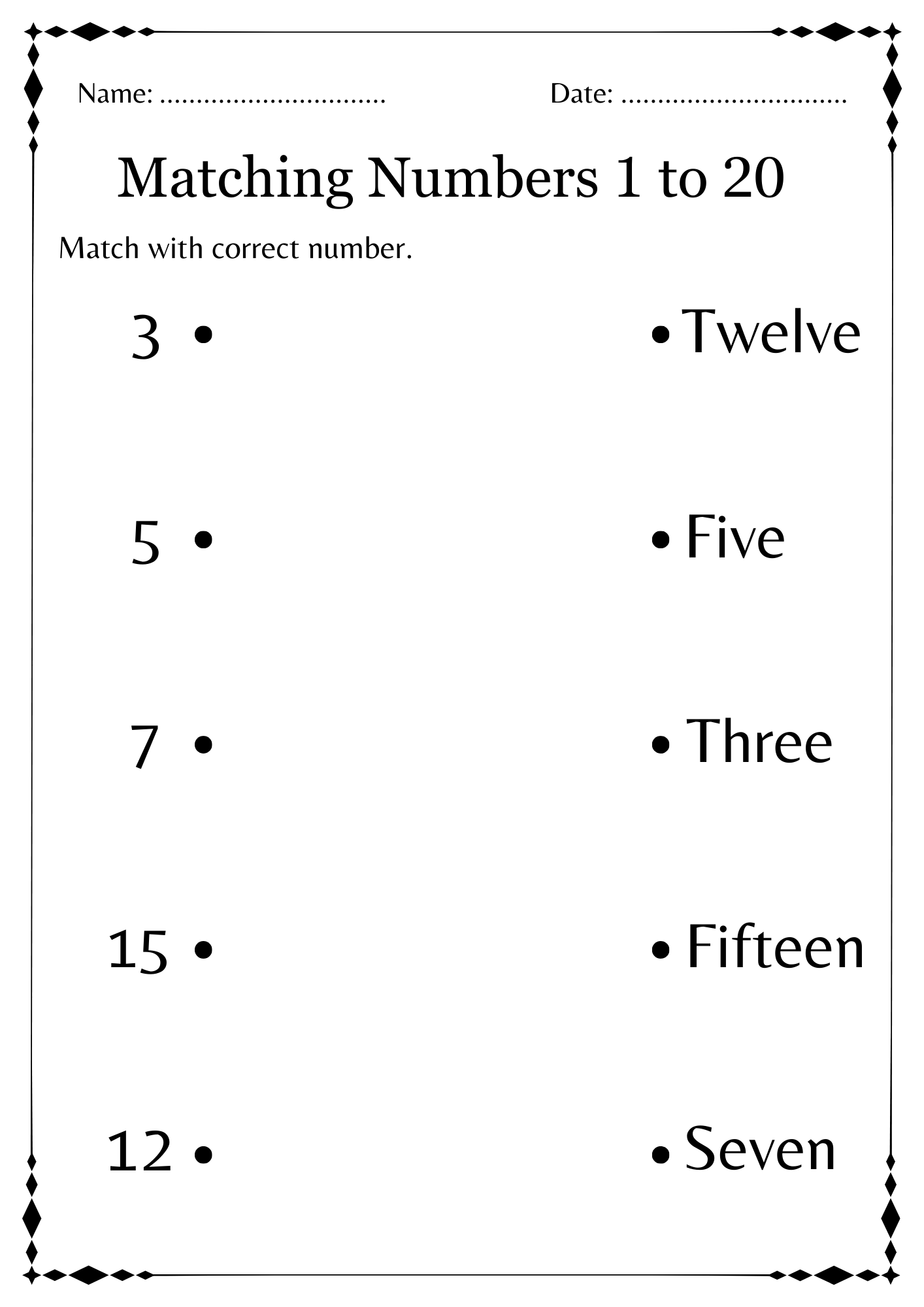 Writing Number Names 1 To 20 Worksheet Tracing Number Words For Grade 1 Or 2 Made By Teachers