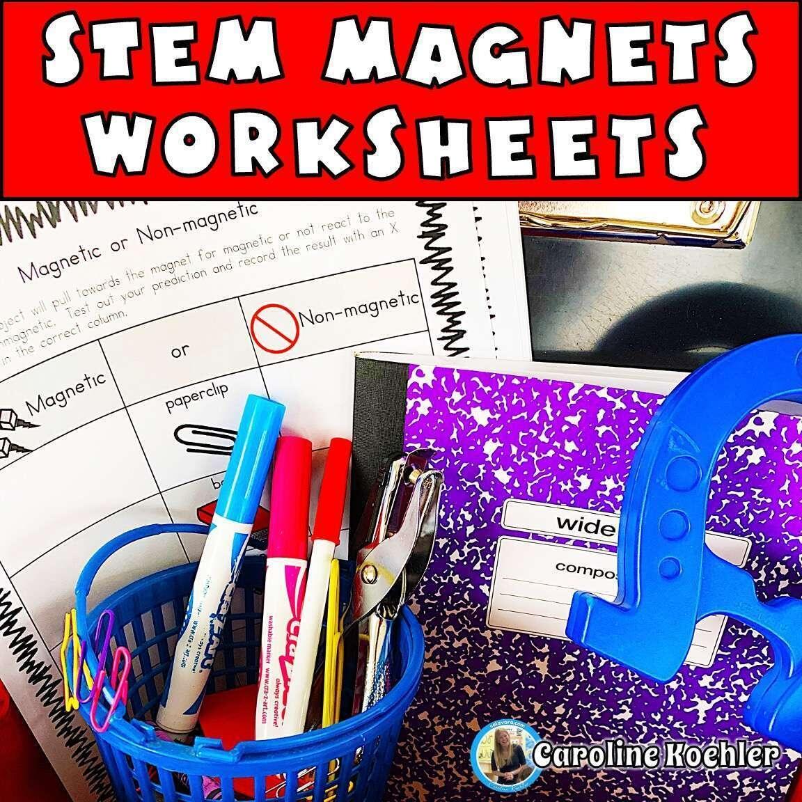 Kindergarten Magnet Worksheet For Preschool Pre K SPED Science STEM STEAM Caroline Koehler At Celavora Education
