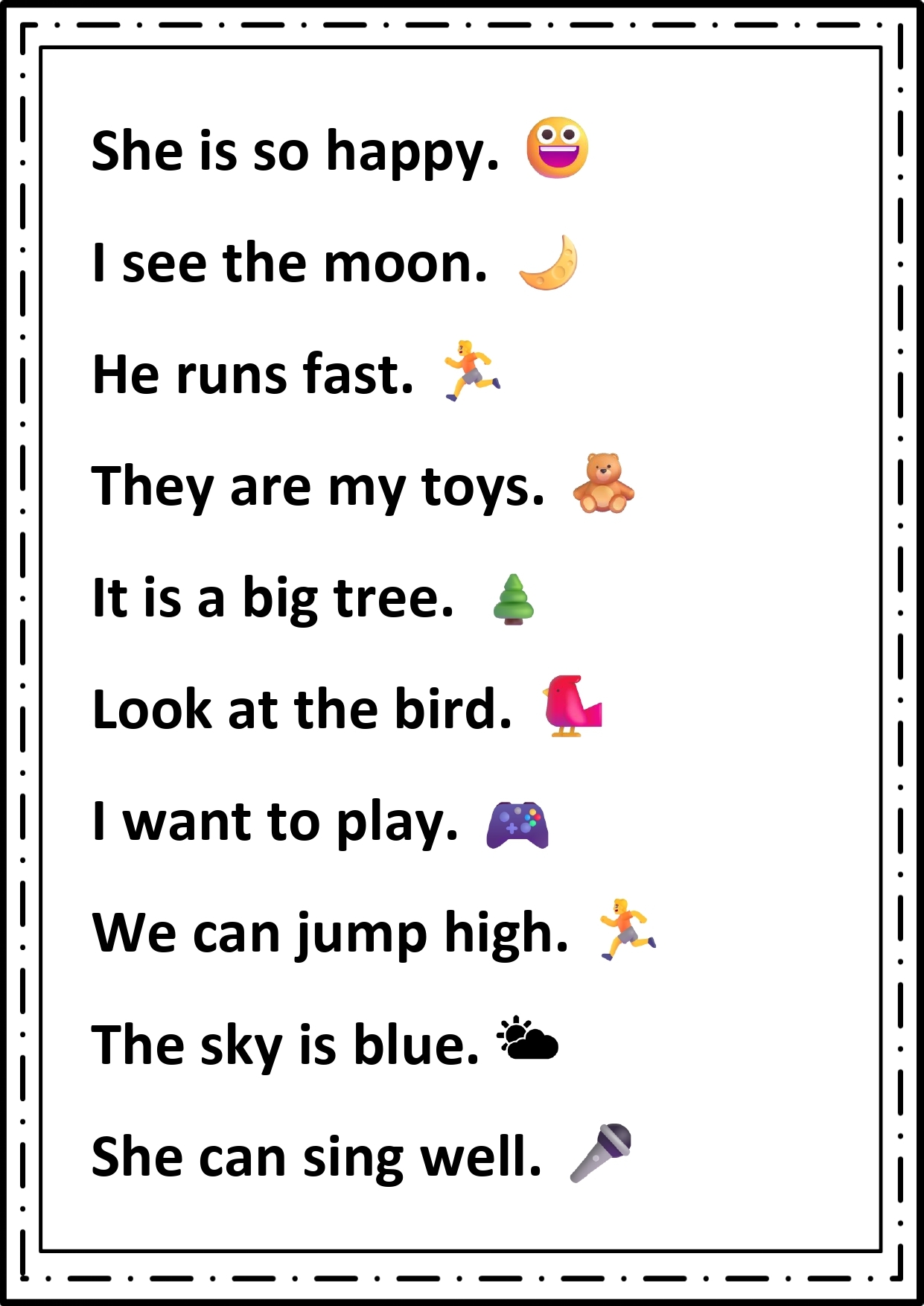 Sight Word Sentences See Worksheet Etsy