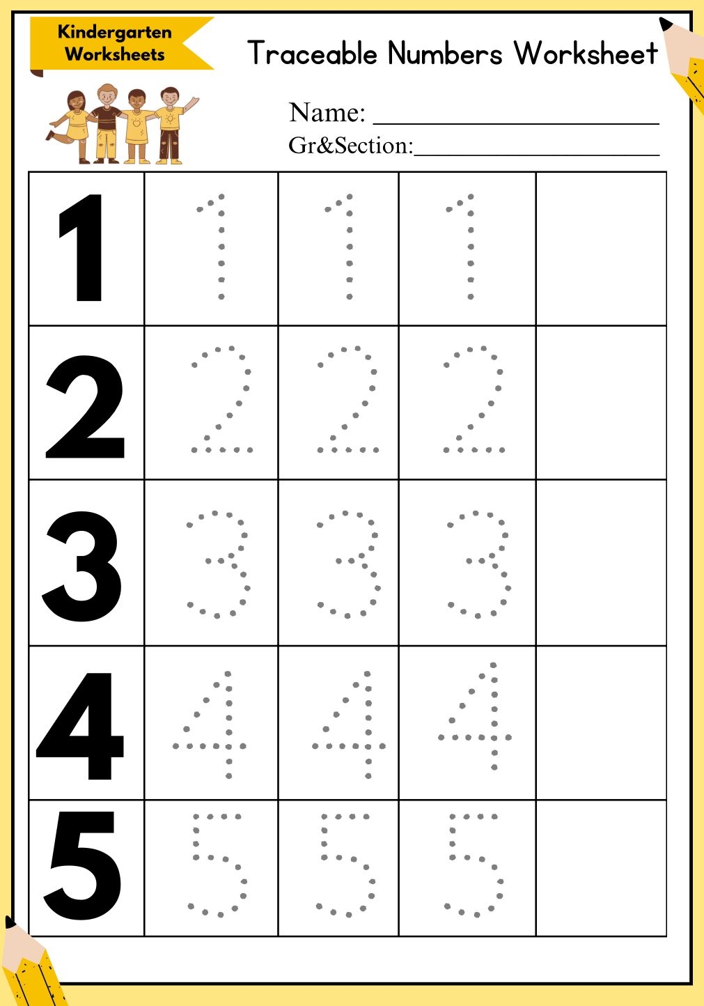 Kindergarten Worksheets Traceable Numbers By Dizonmayeth26 Raket PH