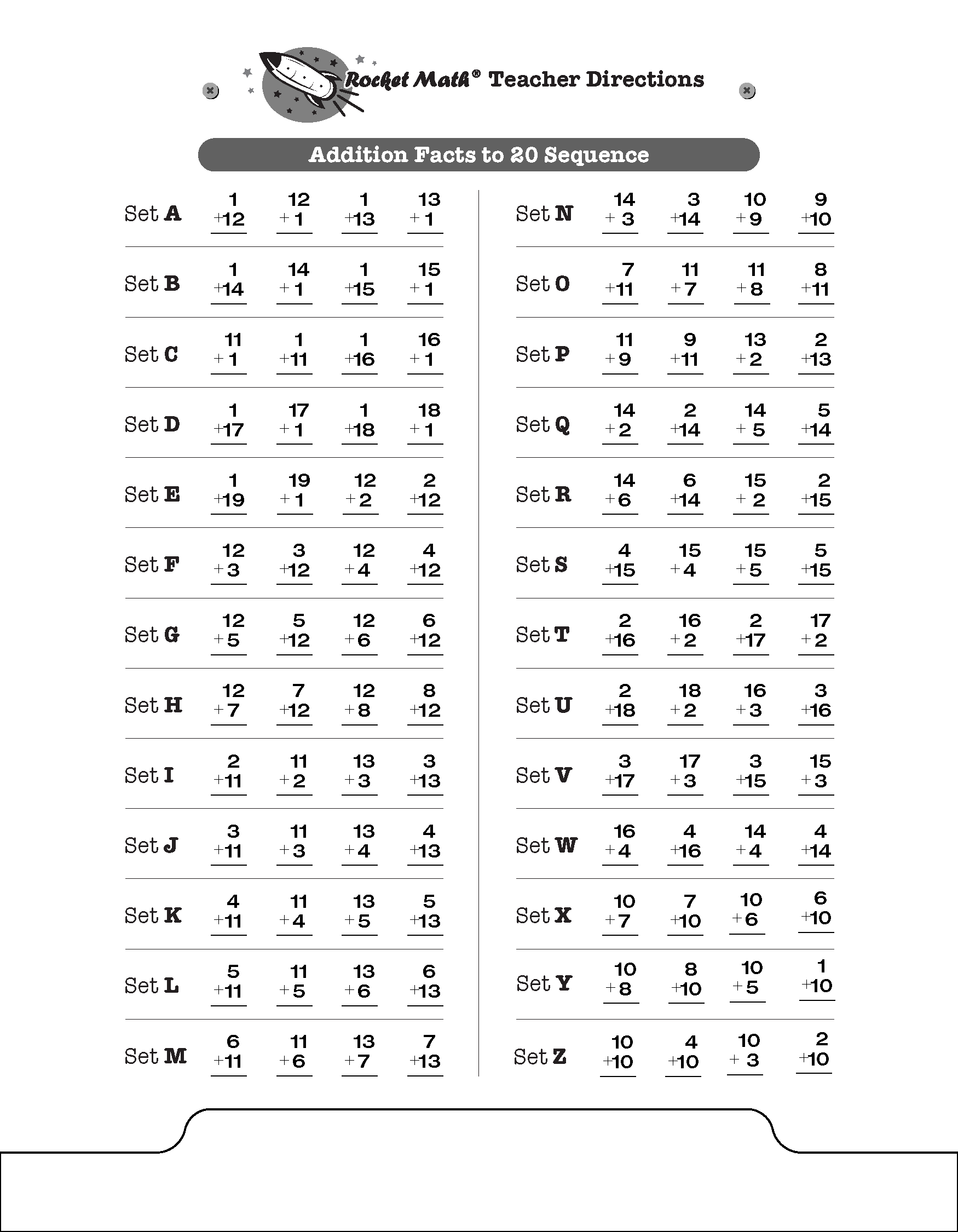 How To Use Rocket Math Archives Page 2 Of 4 Rocket Math Worksheets Library