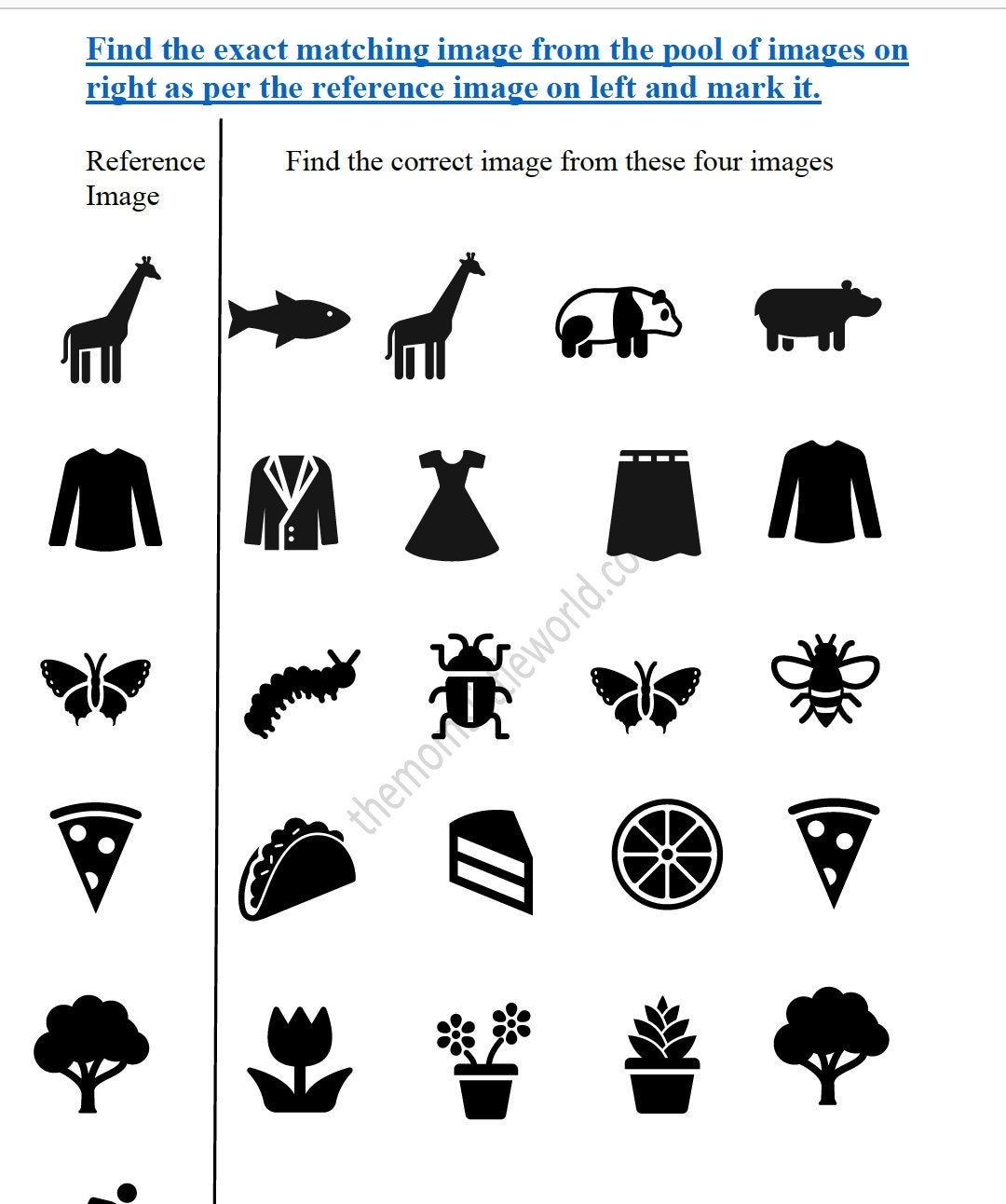 Logical Worksheets Worksheets For Preschool And Kindergarten 2 To 6 Years Kids