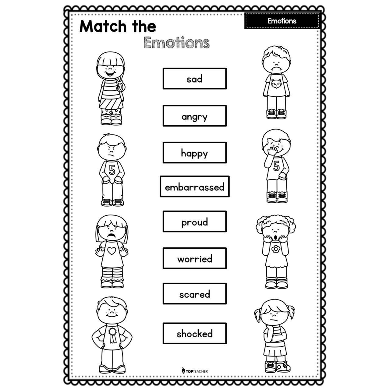Match The Emotions Top Teacher