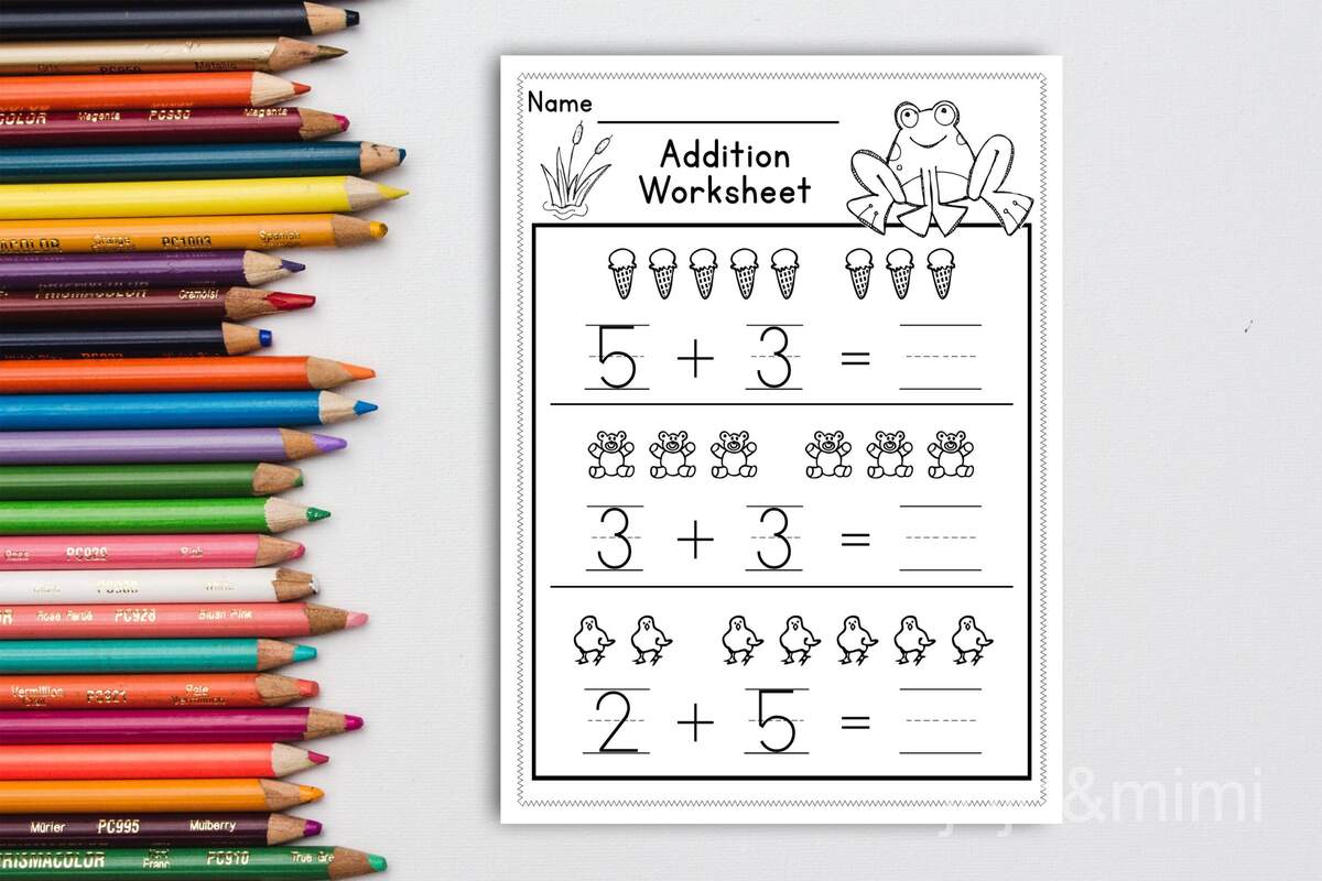 Math BUNDLE Printable Pre K Kindergarten Worksheets Addition Subtraction Counting Greater Than Lesser Than Skip Count Homeschool Learning Etsy Finland