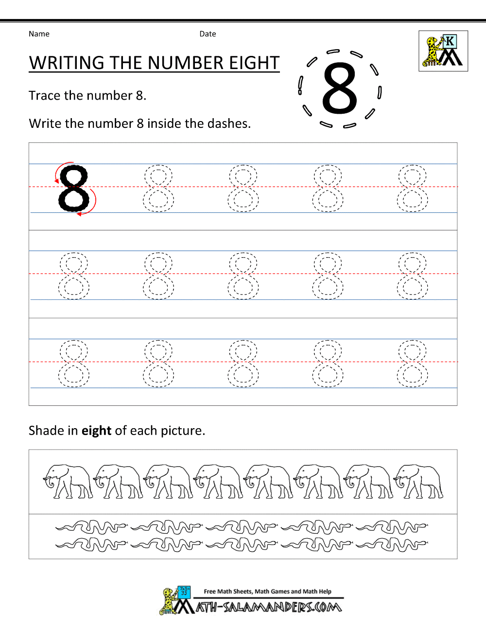 Math worksheets kindergarten writing number 8 gif 1 000 1 294 Pixel
