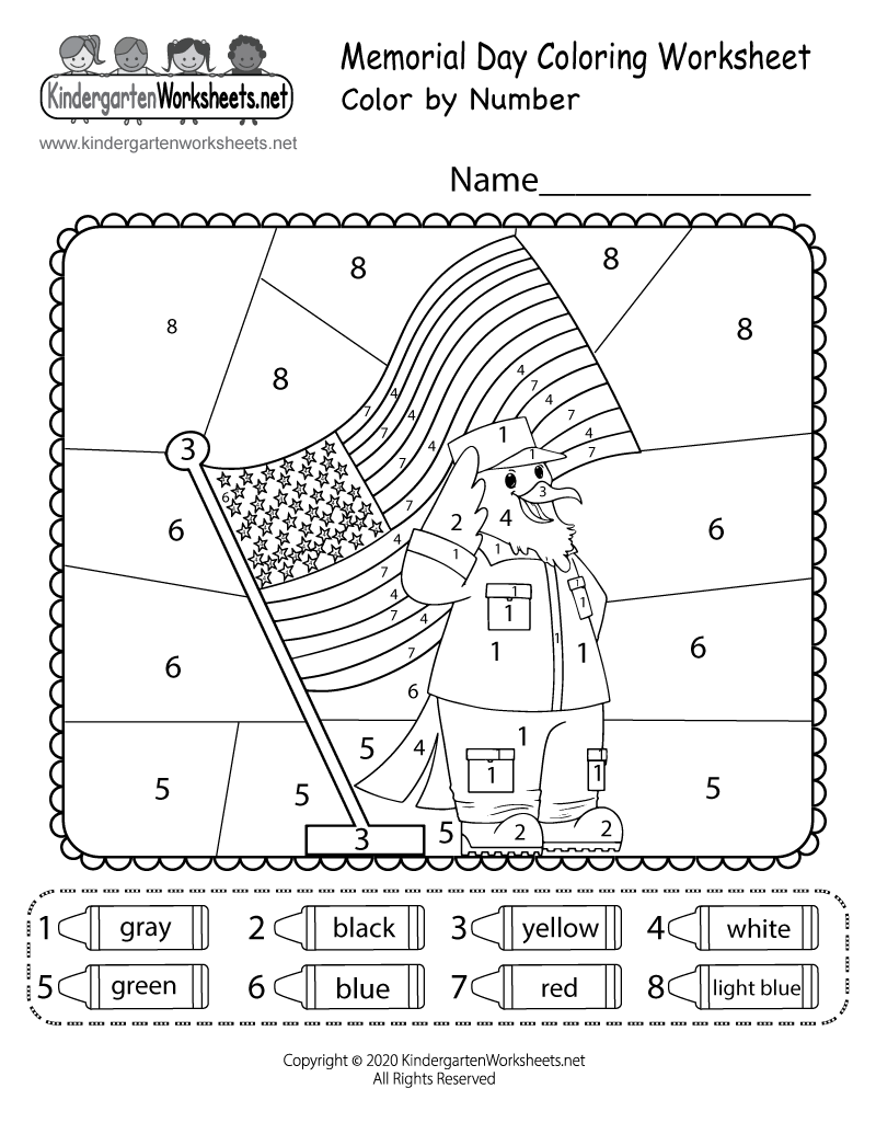 Memorial Day Worksheets For Preschool Kindergarten 2025