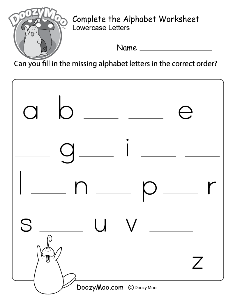 4 Printable ABC Order Work Mats Worksheets Preschool Kindergarten Phonics And Literacy Etsy