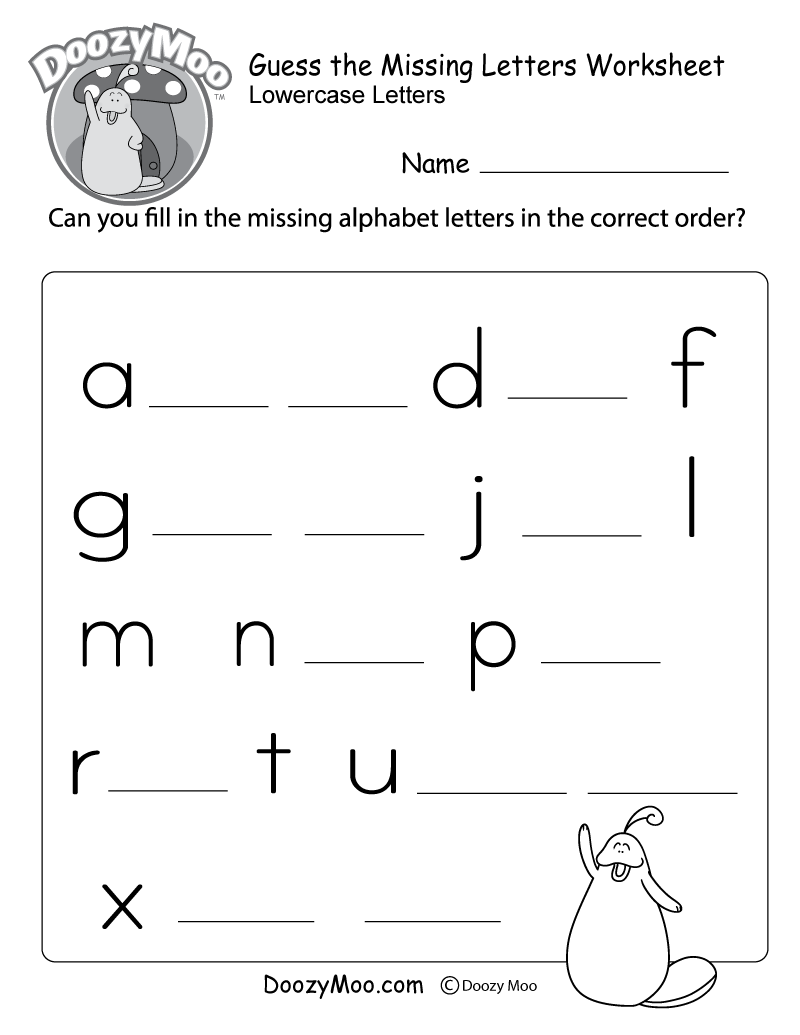 Halloween Missing Letters Worksheet Free Printable Digital PDF