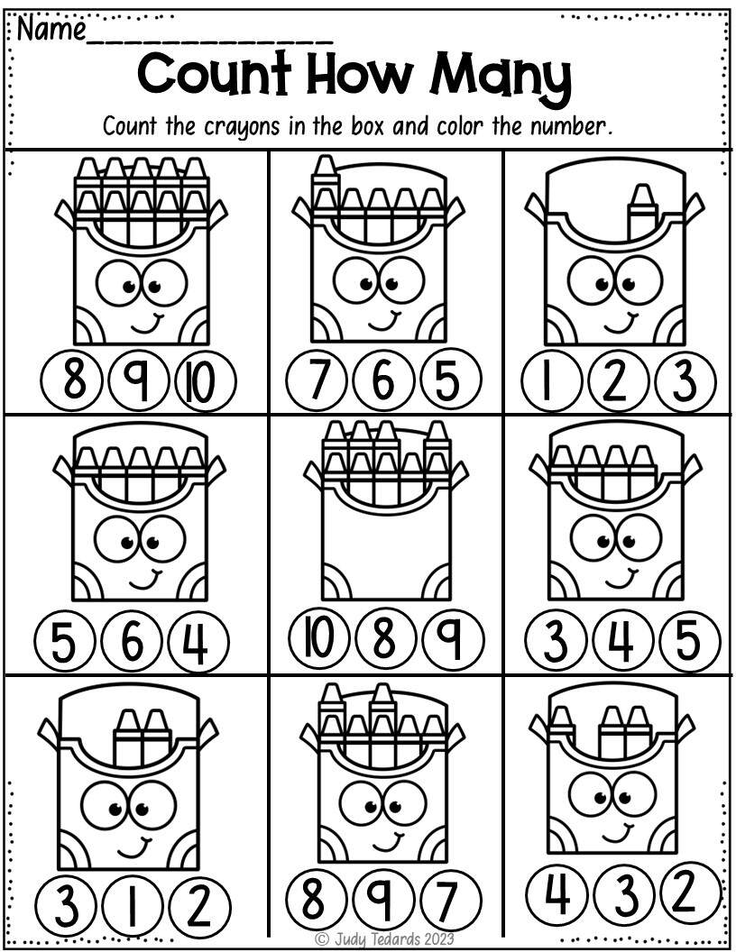 Number Of The Day Numbers 1 To 10 Worksheets Made By Teachers