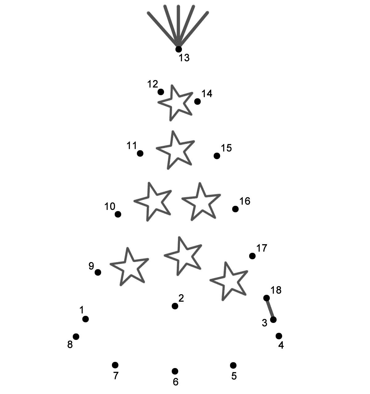 Party Hat Connect The Dots Count By 1 S New Years