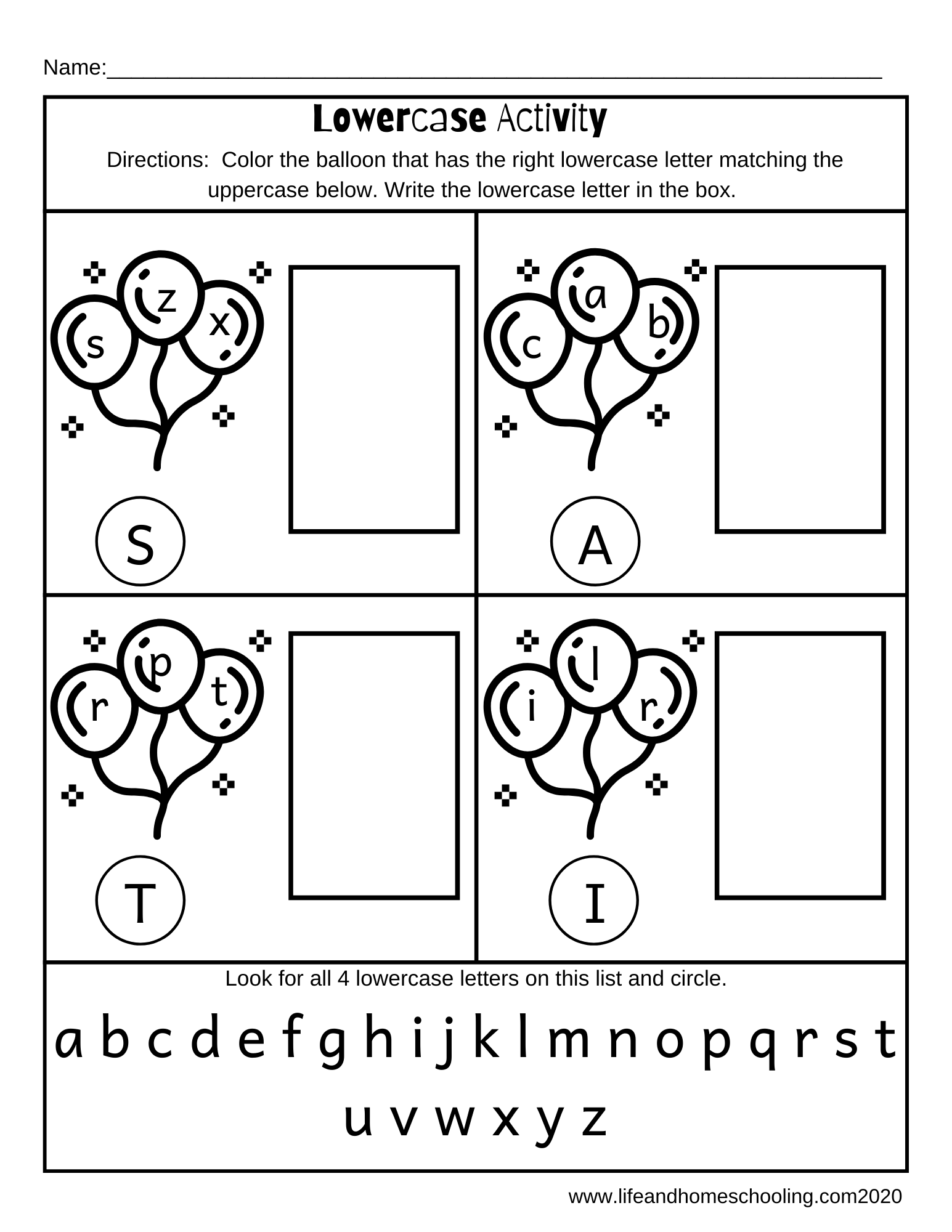Find The Missing Lowercase Letters Worksheet Free Printable