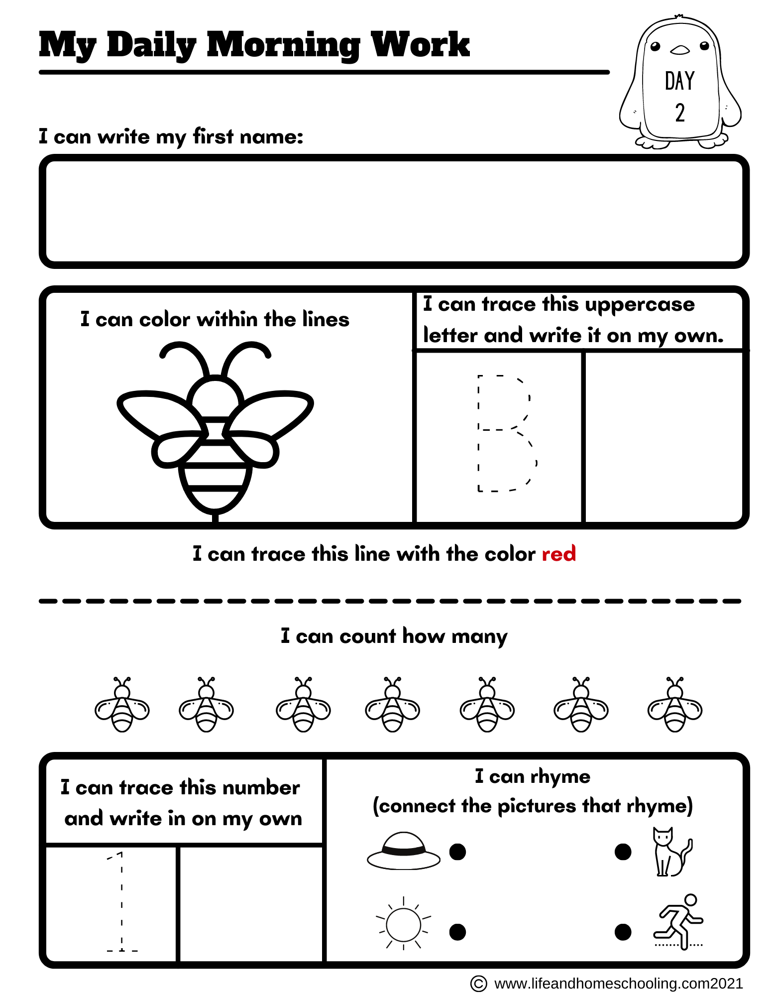 Preschool Morning Work Made By Teachers
