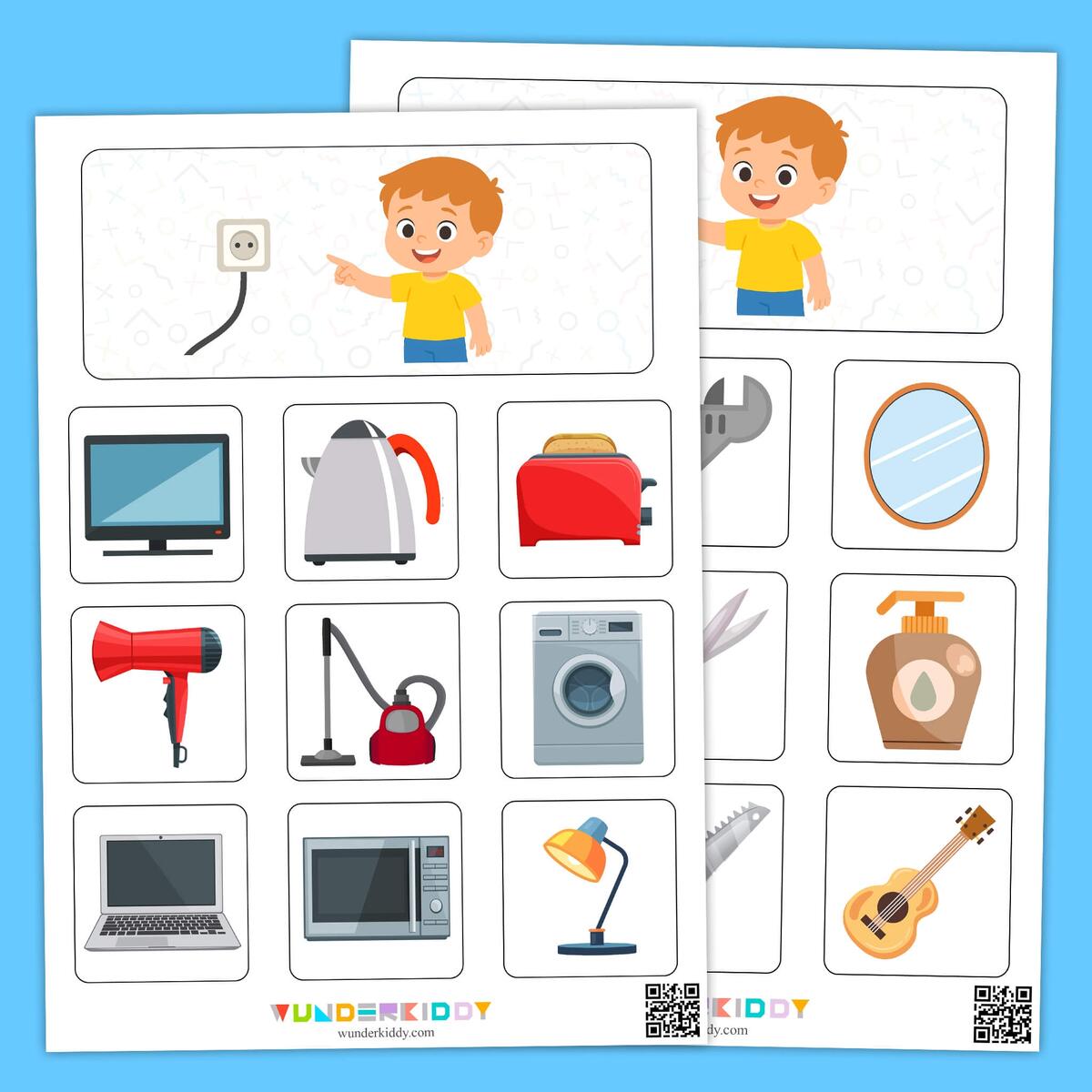 Printable Sorting Game Electric Devices Vs Non Electric