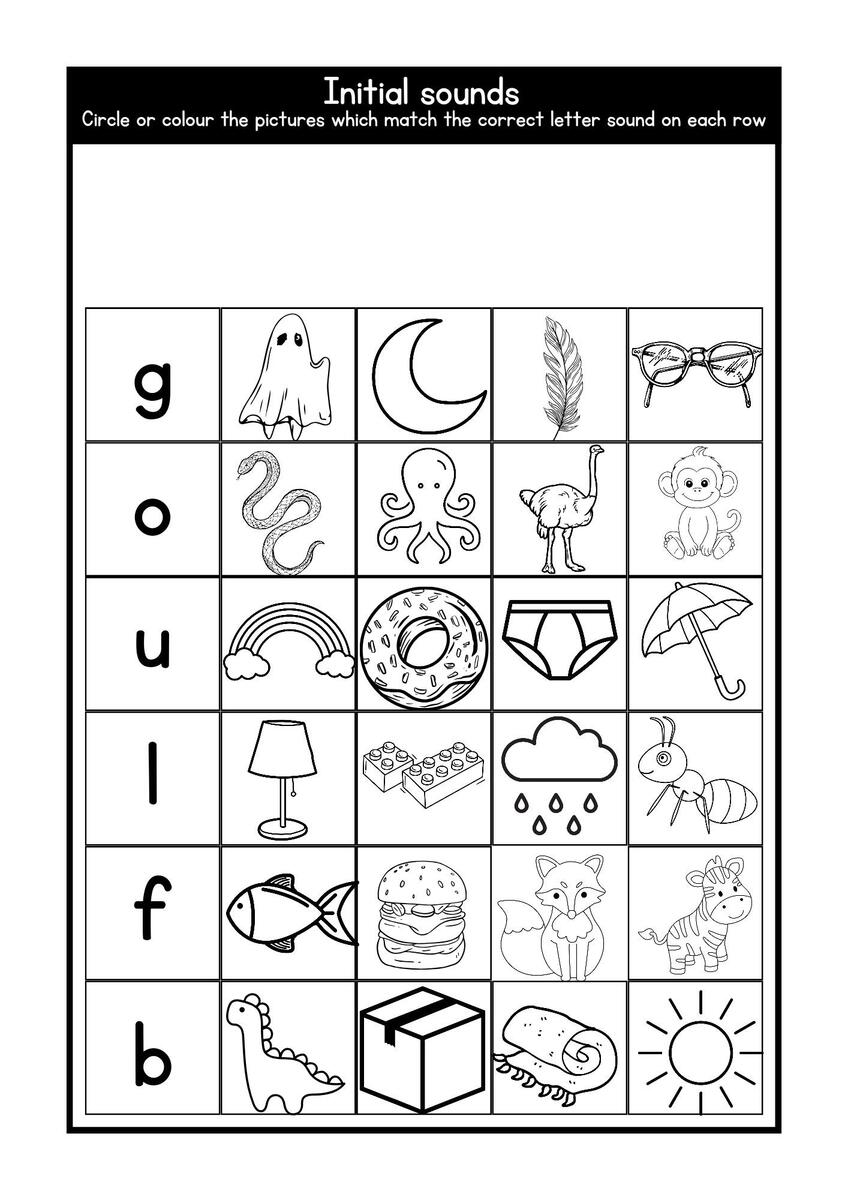 Printable Worksheets For Phonics Group 3 GOULFB CVC Words Beginning Sounds Inspired Jolly Phonics Activities PDF Preschool Etsy