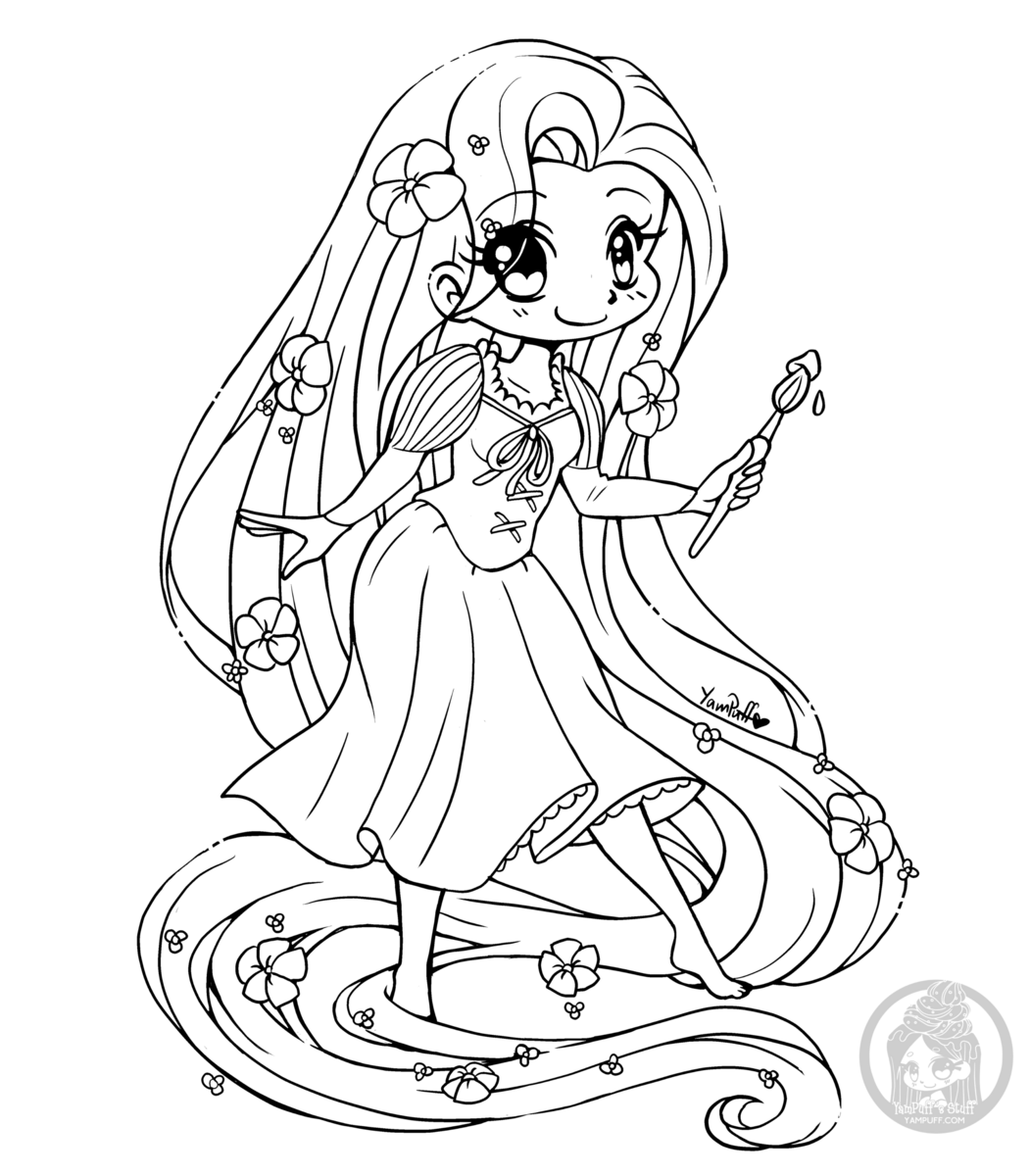 Rapunzel Lineart Update YamPuff S Stuff