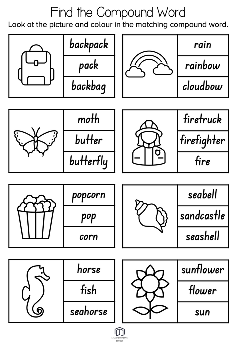 Compound Words Worksheet For Grade 1 Or 2 Compound Words Activity Sheets Made By Teachers