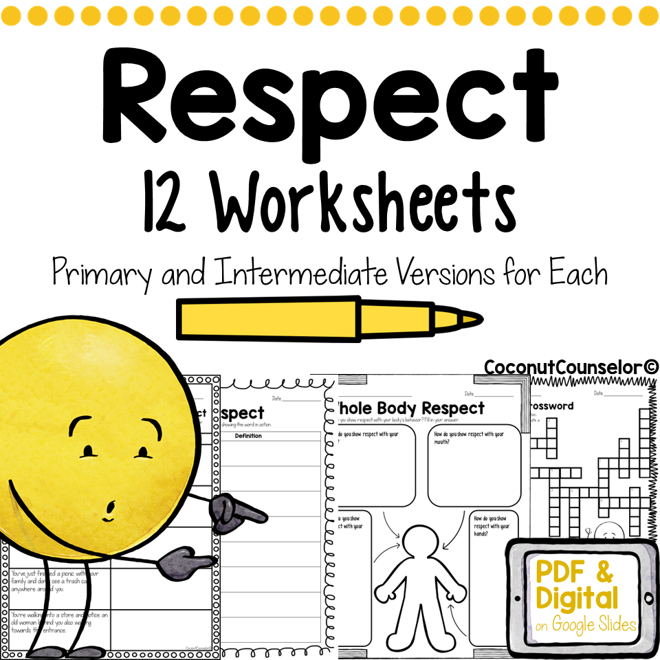 Printable Respect Interactive Worksheet For Elementary Students By Worksheets Library