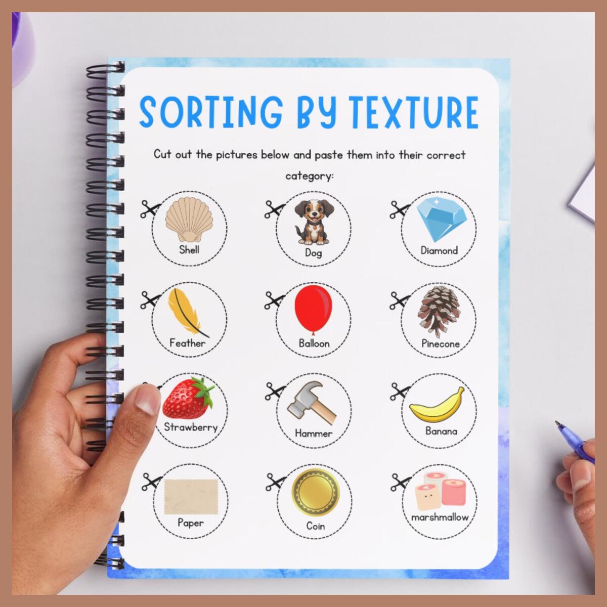 Sorting By Texture Soft Hard Rough And Smooth Texture Sorting For Kids Cut Paste Instant Download PDF Etsy Norway