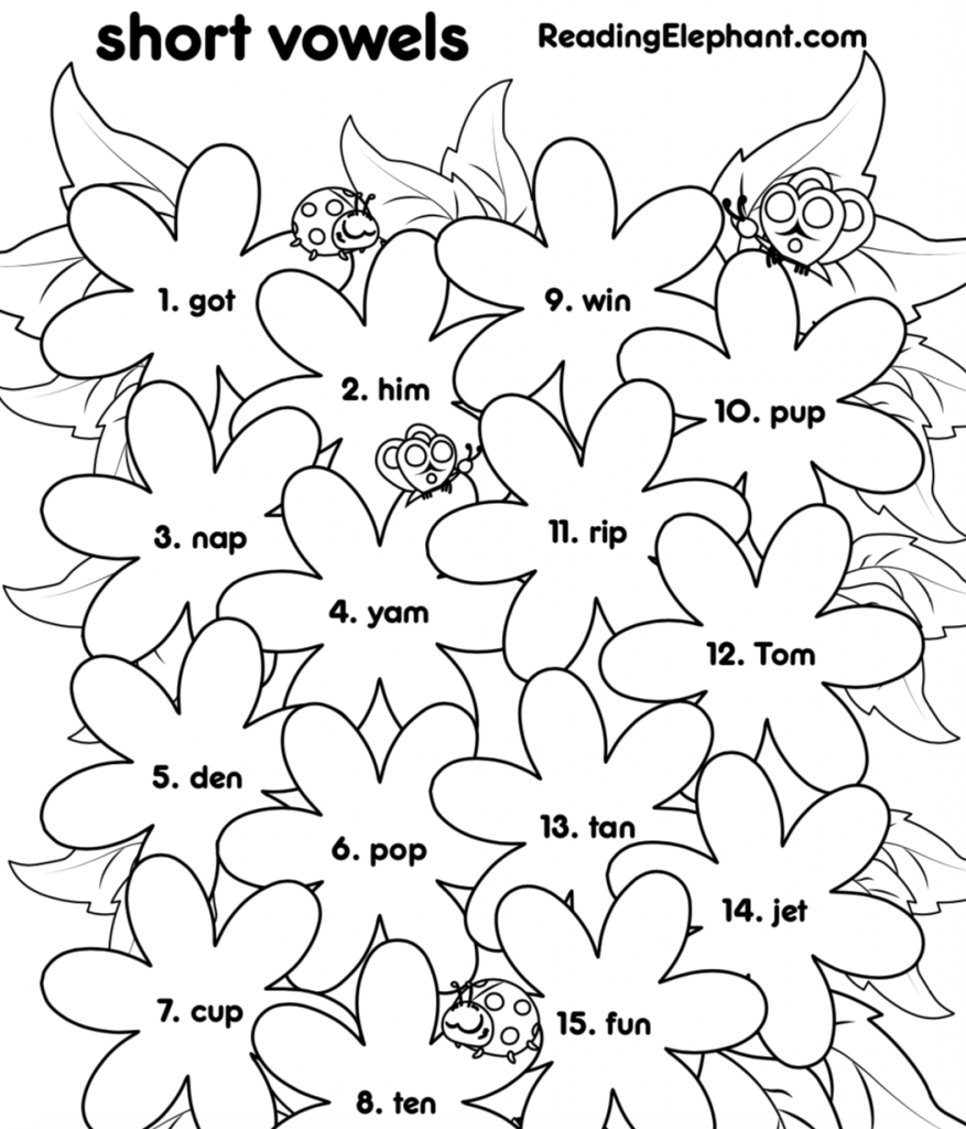 Cute Bear Color By Vowel Worksheet Free Printable Digital PDF