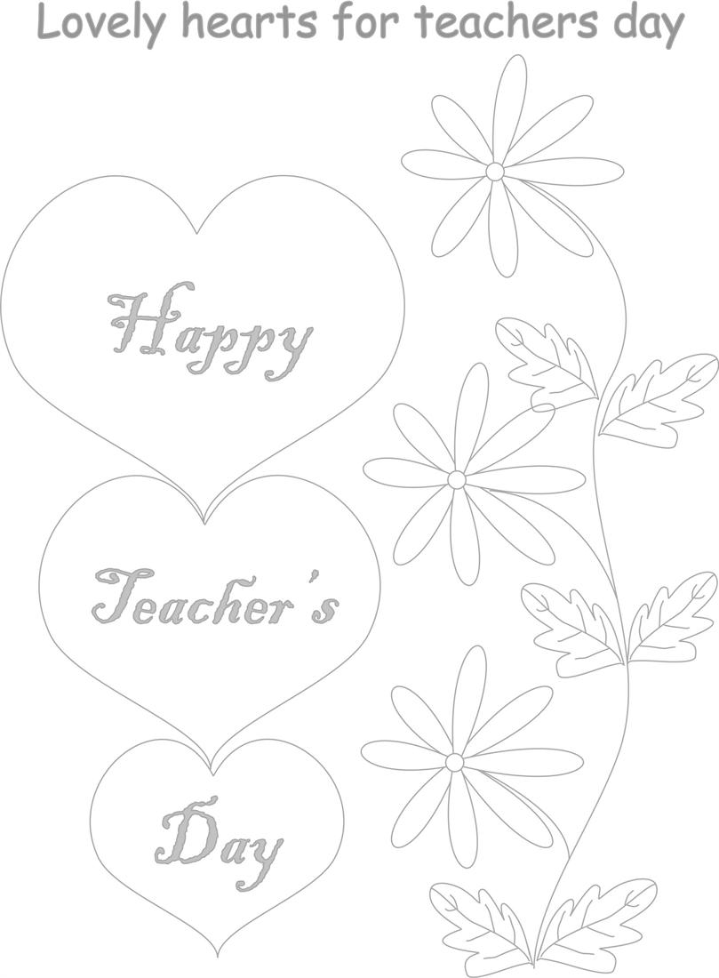 Teacher S Day Printable Coloring Page For Kids 5