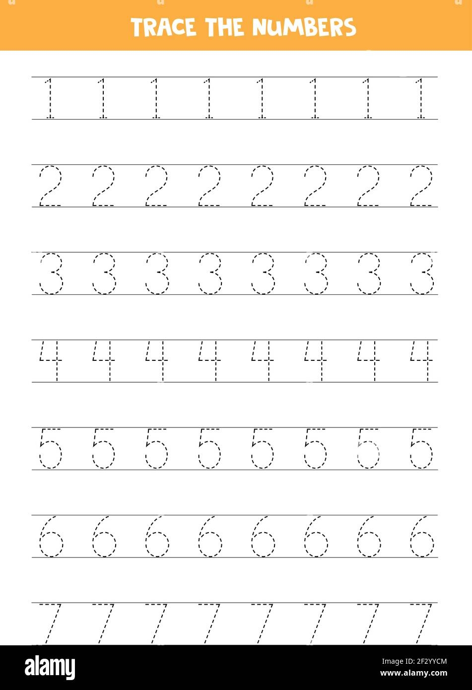 Tracing Number 2 Hi Res Stock Photography And Images Alamy