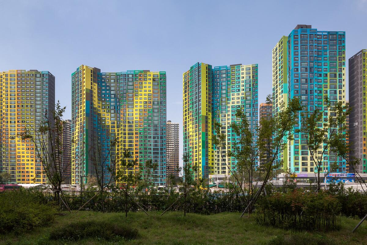 UNStudio Uses Colour To Give Identity To Bland South Korean Skyscrapers