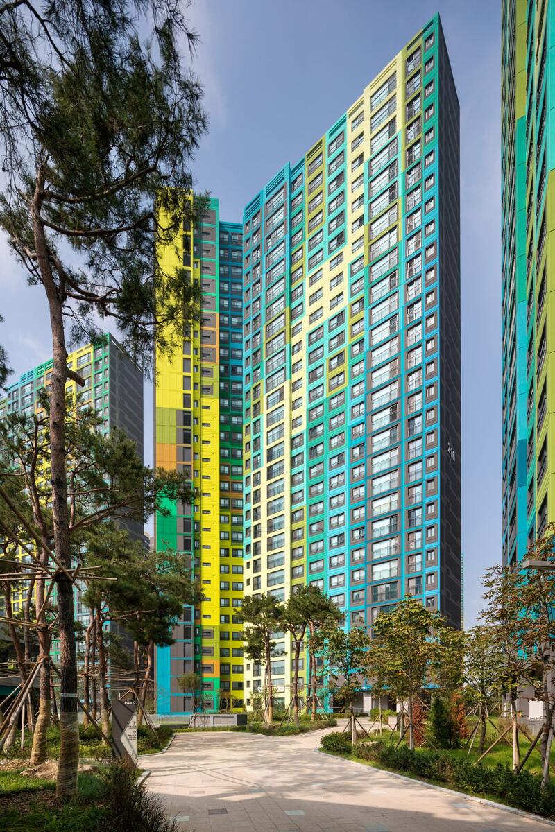 UNStudio Uses Colour To Give Identity To Bland South Korean Skyscrapers