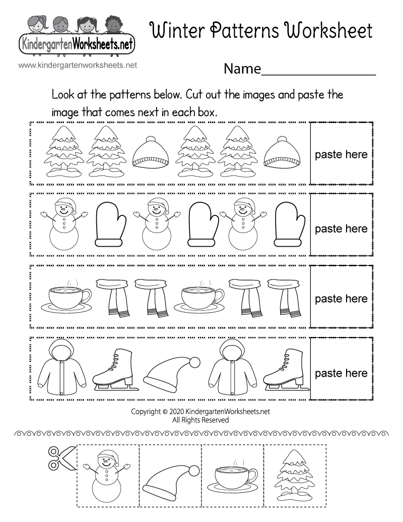 Winter Vocabulary Worksheet Free Printable Digital PDF